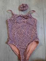 DJ Dutchjeans badpak met scrunchie roze zwart mt 122 / 128, DJ Dutch Jeans, Meisje, Sport- of Zwemkleding, Ophalen of Verzenden