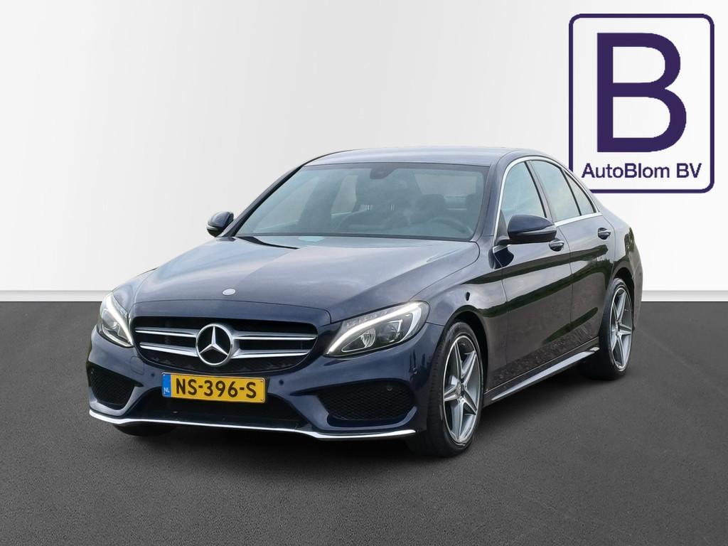Mercedes-Benz C-Klasse 180 AMG Sport Edition /Origin NL/Deal, Auto's, Automaat, Blauw, Bedrijf, Sedan
