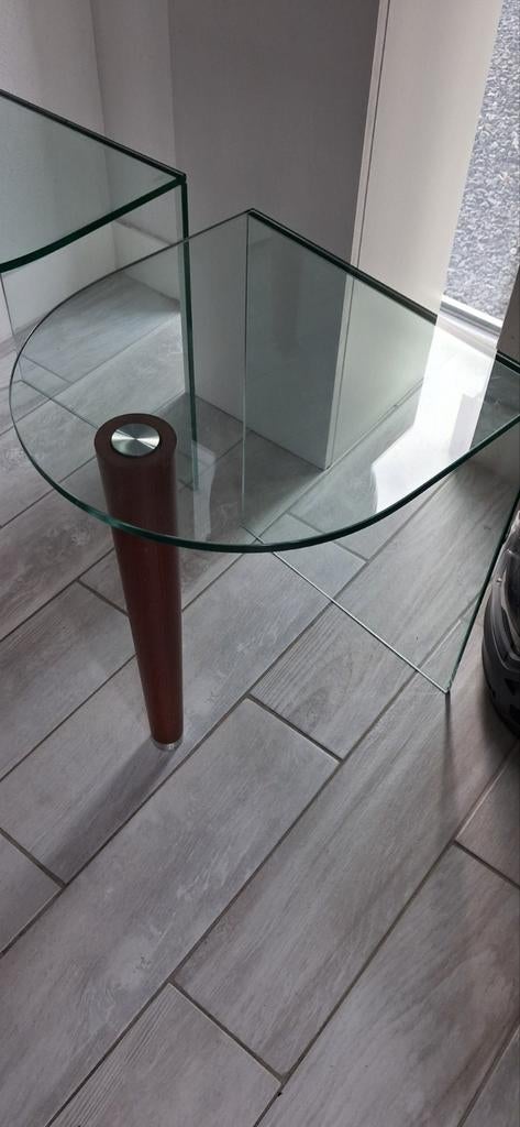 2 hele leuke tafeltjes, Minder dan 55 cm, Rond, Ophalen, 45 tot 60 cm