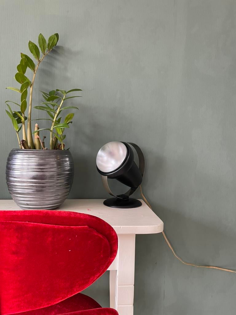 Philips InfraPhil 7529 tafellamp, Space Age, Ophalen of Verzenden, Minder dan 50 cm, Glas