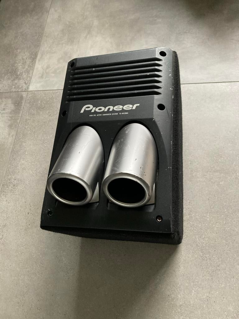 Pioneer TS-WX206A actieve auto subwoofer, Auto diversen, Autospeakers, Ophalen of Verzenden, Gebruikt