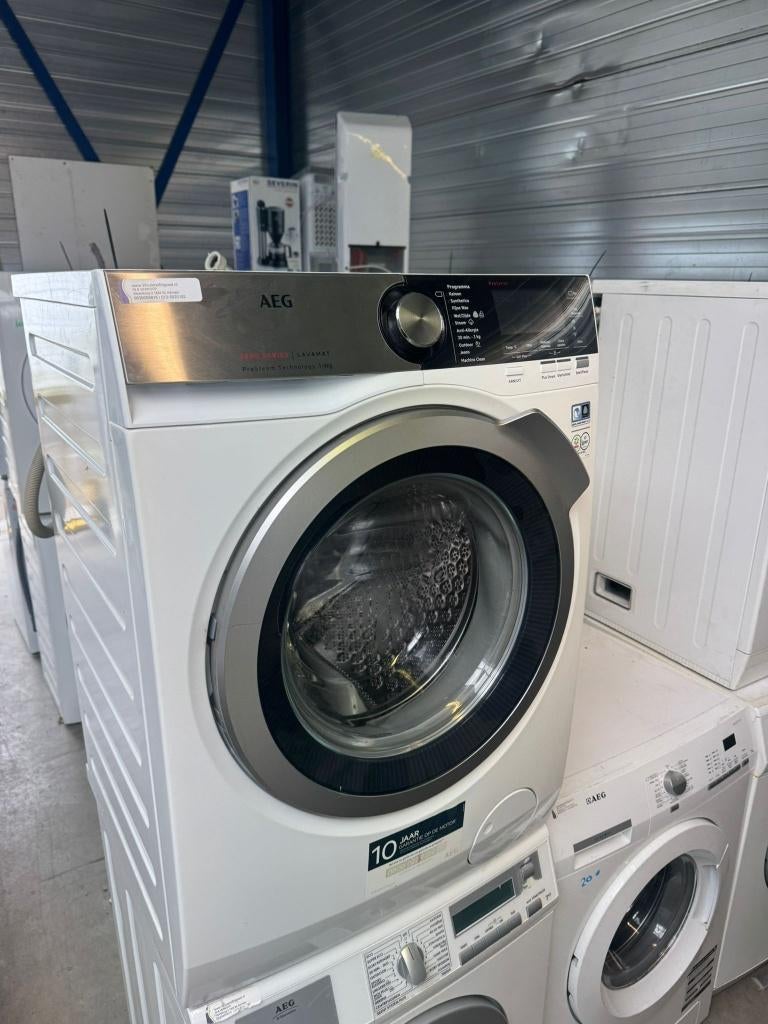 AEG Wasmachine 9 kg schoon garantie bezorging, 1200 tot 1600 toeren, Gebruikt, 8 tot 10 kg, Ophalen of Verzenden