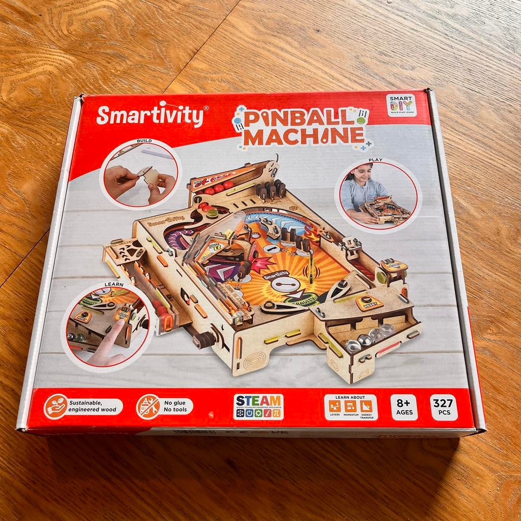 Smartivity pinball machine flipperkast, Ophalen of Verzenden, Zo goed als nieuw