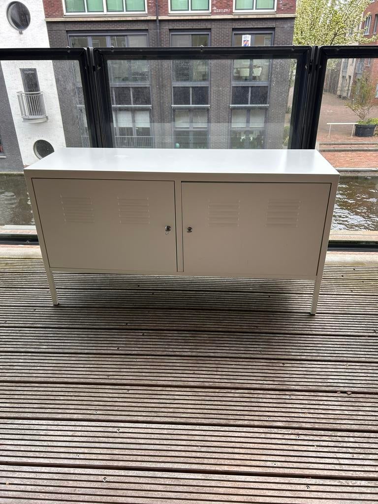 IKEA PS kast wit metaal 119x63x40cm, Ophalen, Zo goed als nieuw