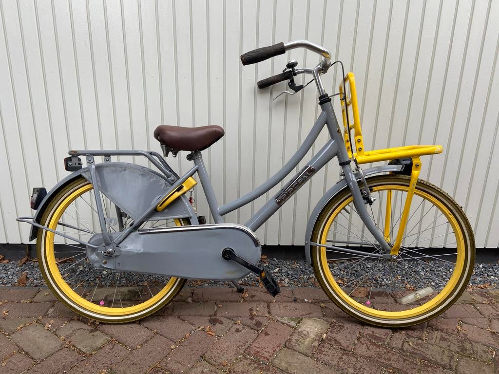 Popal meisjesfiets 22 inch, Fietsen en Brommers, Ophalen, Gebruikt, 22 inch, Handrem