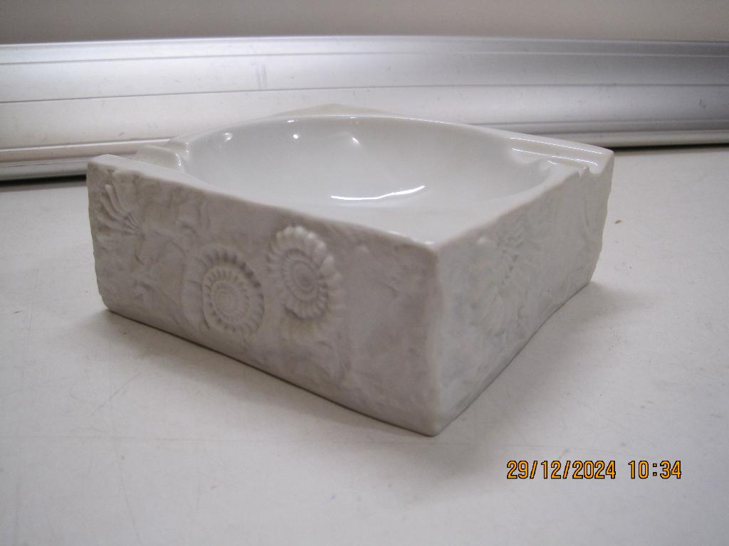 kaiser ongeglazuurd asbak tapio 12,5/12,5/5 cm (326), Ophalen of Verzenden