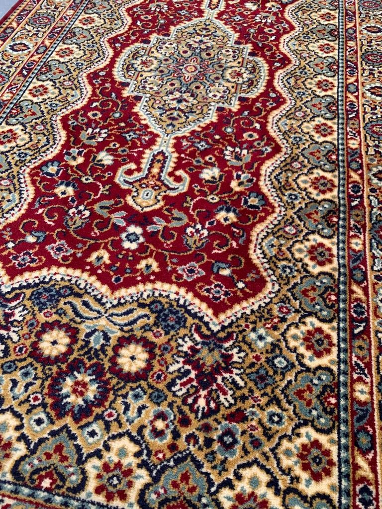 Super Leuk Sfeervol Vintage Vloerkleedje Zuiver Scheerwol., Ophalen, Zo goed als nieuw, Rechthoekig, 50 tot 100 cm