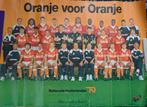 Oude poster AJAX en Oranje team., Ophalen of Verzenden, Gebruikt, Ajax, Poster, Plaatje of Sticker