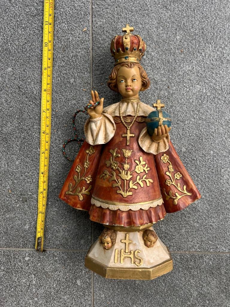Kindje jezus van praag gipsen beeld, Antiek en Kunst, Ophalen of Verzenden