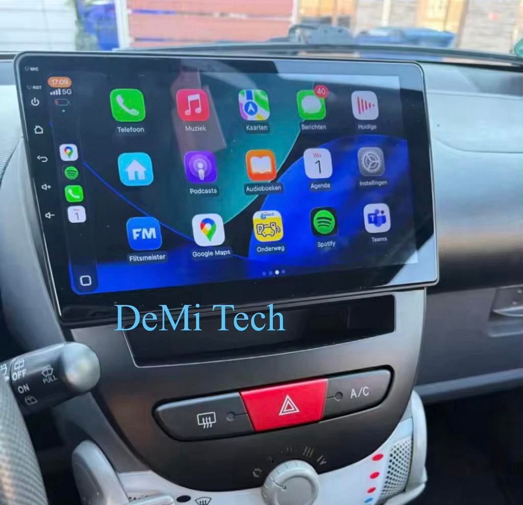 Peugeot 107 Citroen C1 Toyota Aygo 2GB/64GB CarPlay Nieuw!, Ophalen of Verzenden, Nieuw