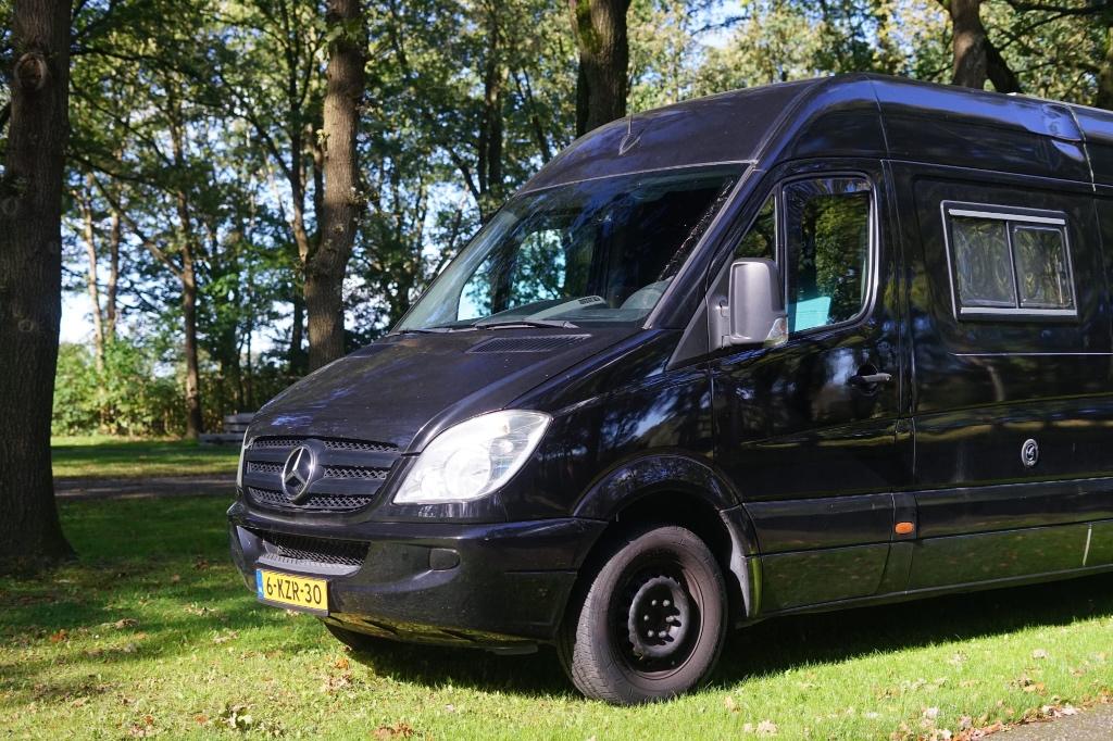Unieke Mercedes Sprinter L3H3 Camper, Buscamper of Camperbus, Tot en met 2, Kluisje, Particulier