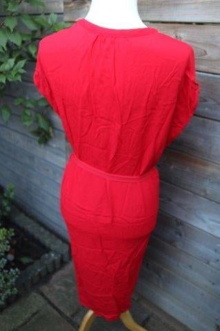 Jurk rood By Bar mt L Vaste prijs AANBIEDING, By bar, Verzenden, Maat 42/44 (L), Zo goed als nieuw