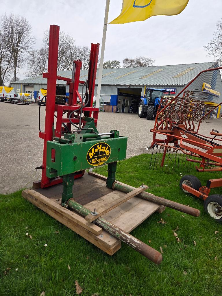 Hefmast met McHale ronde balenklem, Zakelijke goederen, Agrarisch | Werktuigen, Ophalen, Akkerbouw, Weidebouw