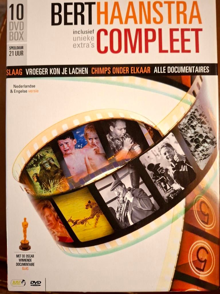 Bert Haanstra Compleet 10 DVD Box - Alle Documentaires, Cd's en Dvd's, Dvd's | Documentaire en Educatief, Gebruikt, Alle leeftijden