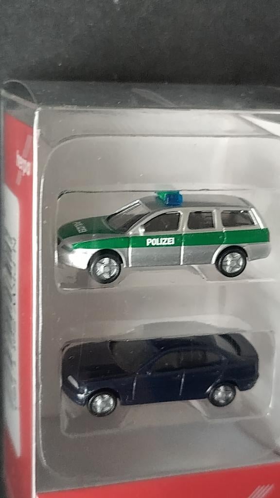 Volkswagen Passat Polizei en BMW 3 Serie 1:160 Herpa Pol, Auto, Verzenden, Cars@herpa.de, Nieuw