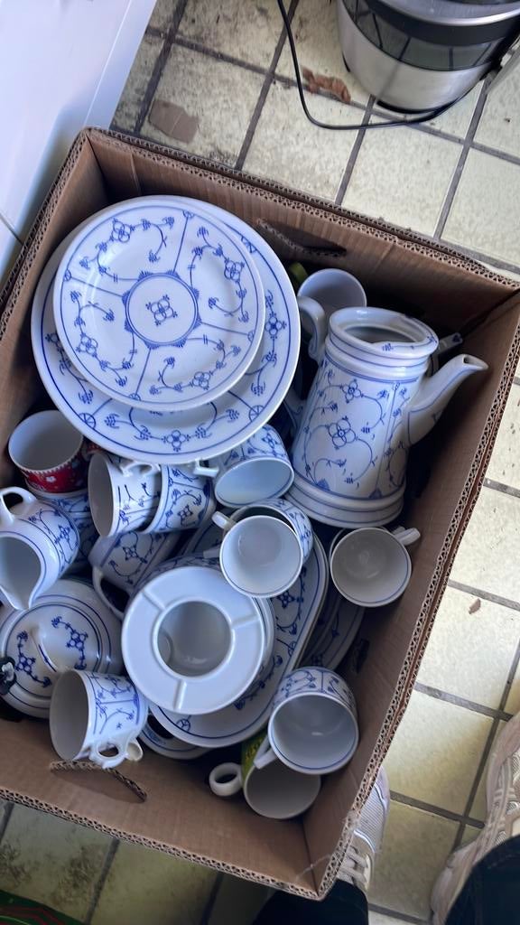 delfts blauw stijl servies. verschillende merken, Ophalen
