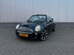 Mini 1.6 16V Cooper S Cabrio 2008 Zwart 170pk, Auto's, Voorwielaandrijving, 4 cilinders, Cabriolet, 4 stoelen