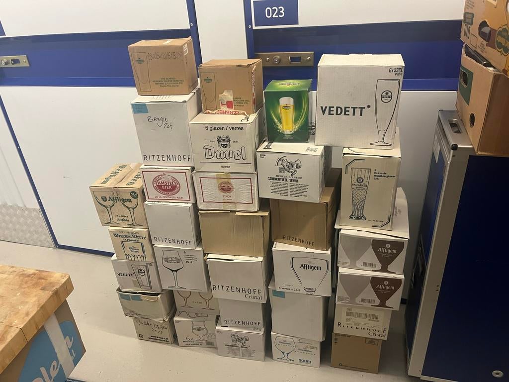 Diverse bierglazen van bekende merken, Ophalen, Nieuw, Meerkleurig, Overige merken