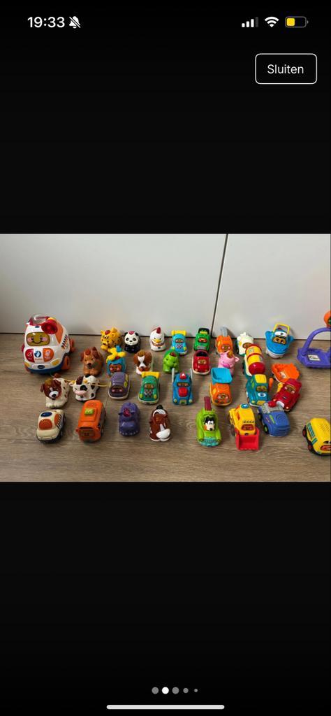 VTech Toet Toet Auto's en VTech Zoef Zoef Dieren speelgoed, Kinderen en Baby's, Speelgoed | Overig, Gebruikt, Jongen of Meisje