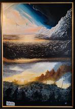 Schilderij gebasseerd op Efeze 6:12 (104,2cm x 74,8cm), Ophalen