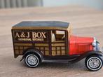 Matchbox Ford Model A "A & J Box General Stores" Engeland, Ophalen of Verzenden, Gebruikt, Auto