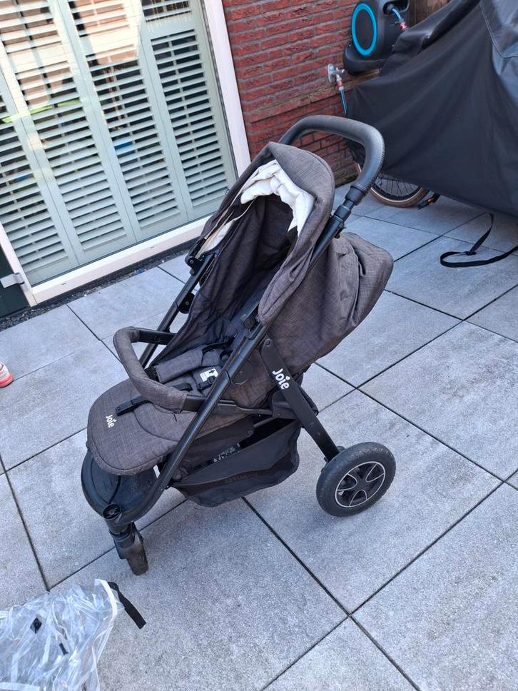Joie Litetrax buggy, Kinderen en Baby's, Buggy's, Gebruikt, Overige merken, Regenhoes, Verstelbare rugleuning, Zonnekap, Ophalen