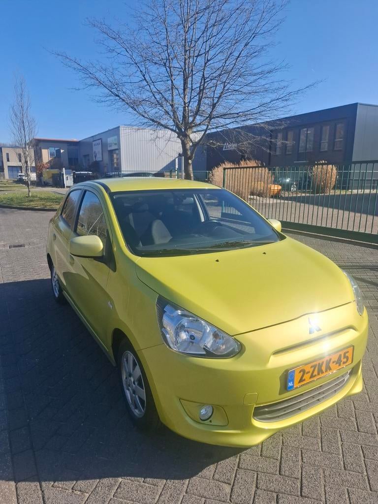 Mitsubishi Space Star 1.0 MPI 52KW 1e eigenaar, Auto's, Voorwielaandrijving, Stof, Zwart, Overige kleuren