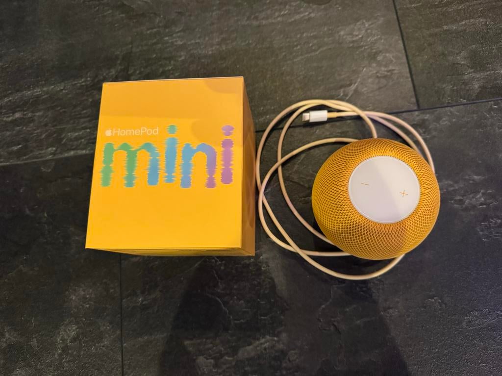 Apple HomePod mini geel, Overige merken, Gebruikt, Overige typen, Ophalen of Verzenden