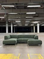 Leolux Faya Lobi Groen + Hocker | NIEUWSTAAT + Garantie, Huis en Inrichting, Banken | Bankstellen, Overige materialen, Hoekbank