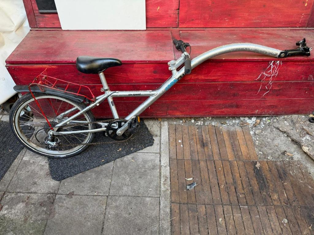 mooie aanhangfiets met 6 versnellingen, Fietsen en Brommers, Gebruikt, 20 tot 40 kg, Aanhangfiets, Ophalen