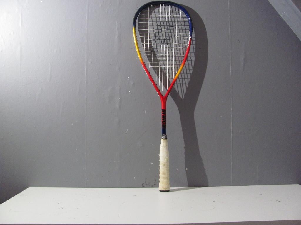Squashracket van Prince de aerolite met goede bespanning, Ophalen of Verzenden, Zo goed als nieuw, Racket