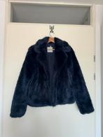Rino & Pelle blauwe bontjas, Kleding | Dames, Jassen | Winter, Ophalen of Verzenden, Zo goed als nieuw, Maat 38/40 (M), Blauw