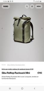 Sibu Rolltop Rucksack Mini - Compacte, functionele rugzak, Overige merken, Nieuw, Ophalen of Verzenden, Minder dan 25 cm