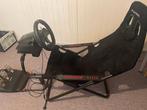Race stuur met playseat, Ophalen, Zo goed als nieuw, Stuurtje of Sportattribuut, Xbox Original