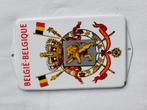 emaille bord bordje deurpostje belgie belgique, Ophalen of Verzenden