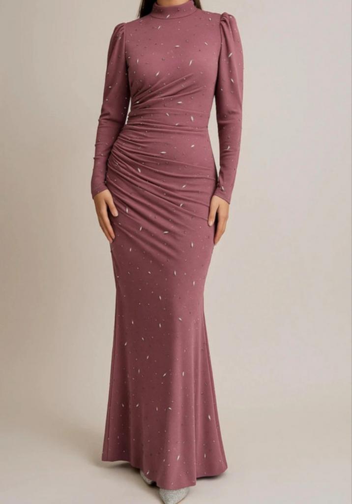 Elegante roze glitter jurk – feestelijk & chic, Maat 38/40 (M), Nieuw, Ophalen of Verzenden, Roze