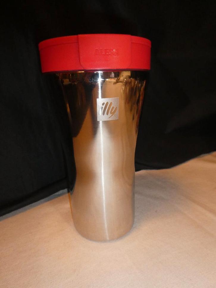 Alessi /illy thermosbeker - 350 ml, Huis en Inrichting, Keuken | Keukenbenodigdheden, Zo goed als nieuw, Ophalen of Verzenden
