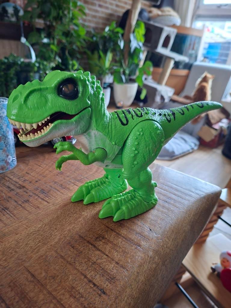 Dinosaurus T Rex  met geluid en licht, Ophalen, Zo goed als nieuw