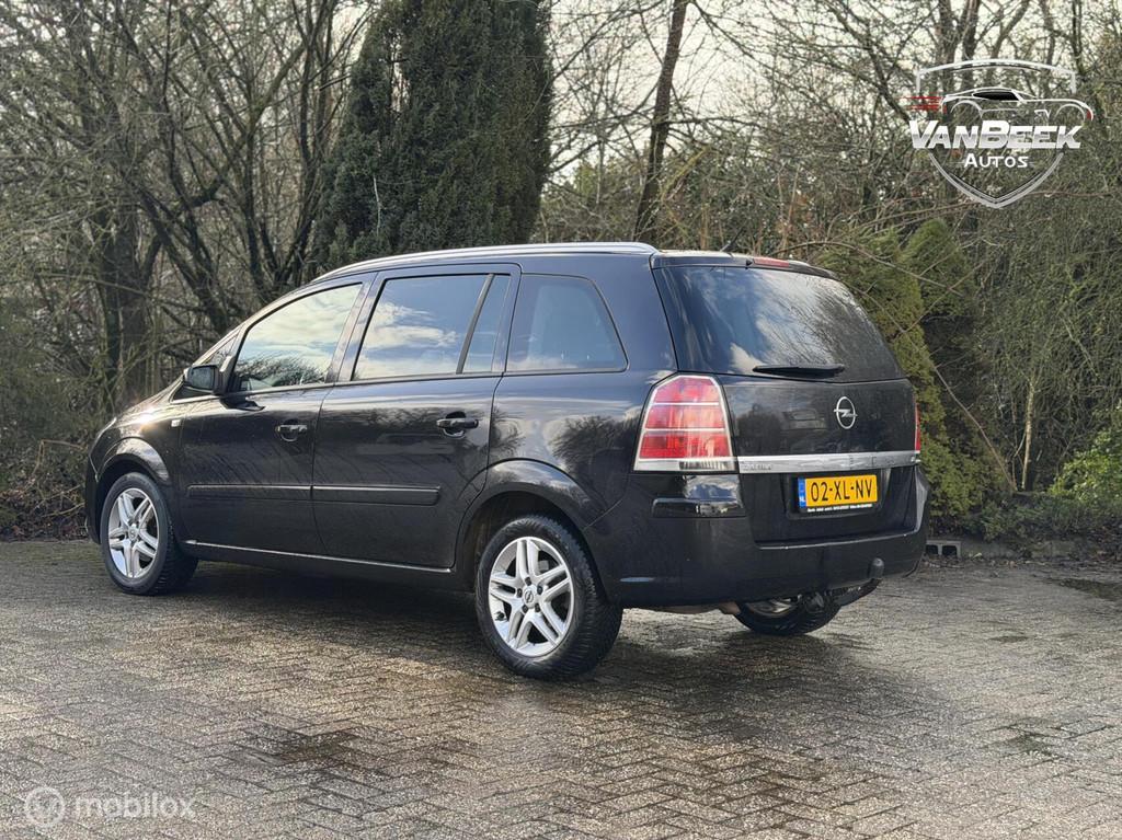 Opel Zafira 1.8 Executive Nwe Apk Nap 7 Persoons, Auto's, Opel, Gebruikt, 4 cilinders, Zwart, Origineel Nederlands