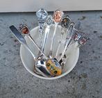 10x oude unieke verzilverde lepeltjes, Verzenden