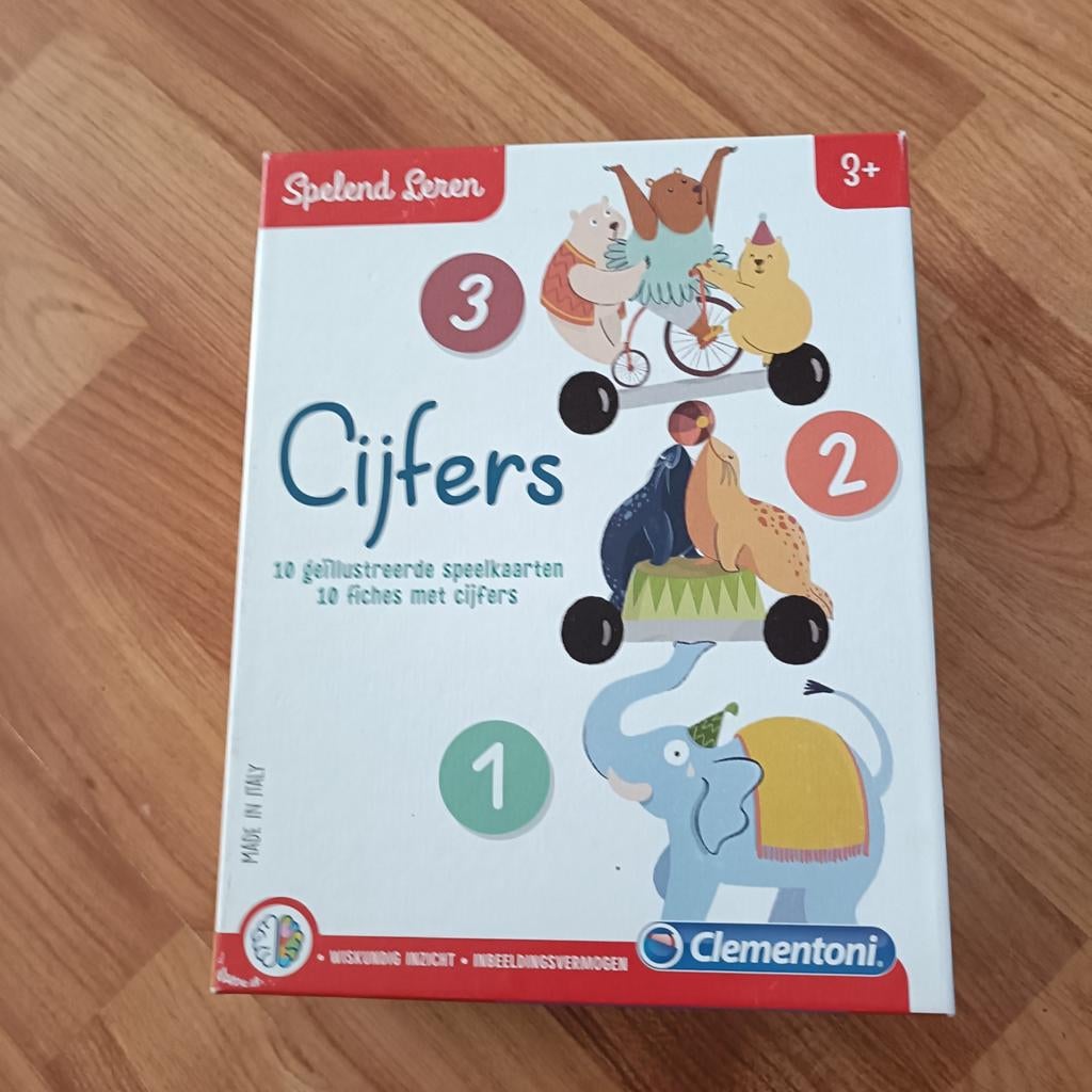 Clementoni Cijfers: Spelend Leren voor Peuters en Kleuters, Ophalen of Verzenden, Zo goed als nieuw, Rekenen