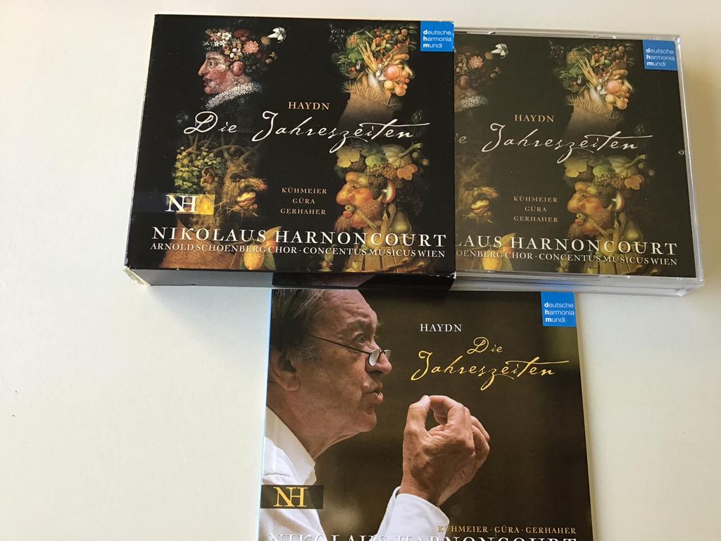 Haydn Die Jahreszeiten/Kümeier/Güra/Gerhaher/Harnoncourt 2CD, Ophalen of Verzenden, Classicisme, Zo goed als nieuw, Orkest of Ballet