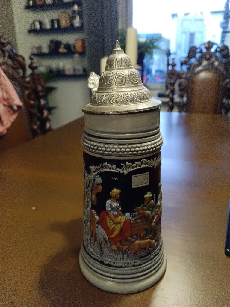 Bierpul met felle kleuren, Ophalen of Verzenden, Zo goed als nieuw, Pul(len), Overige merken