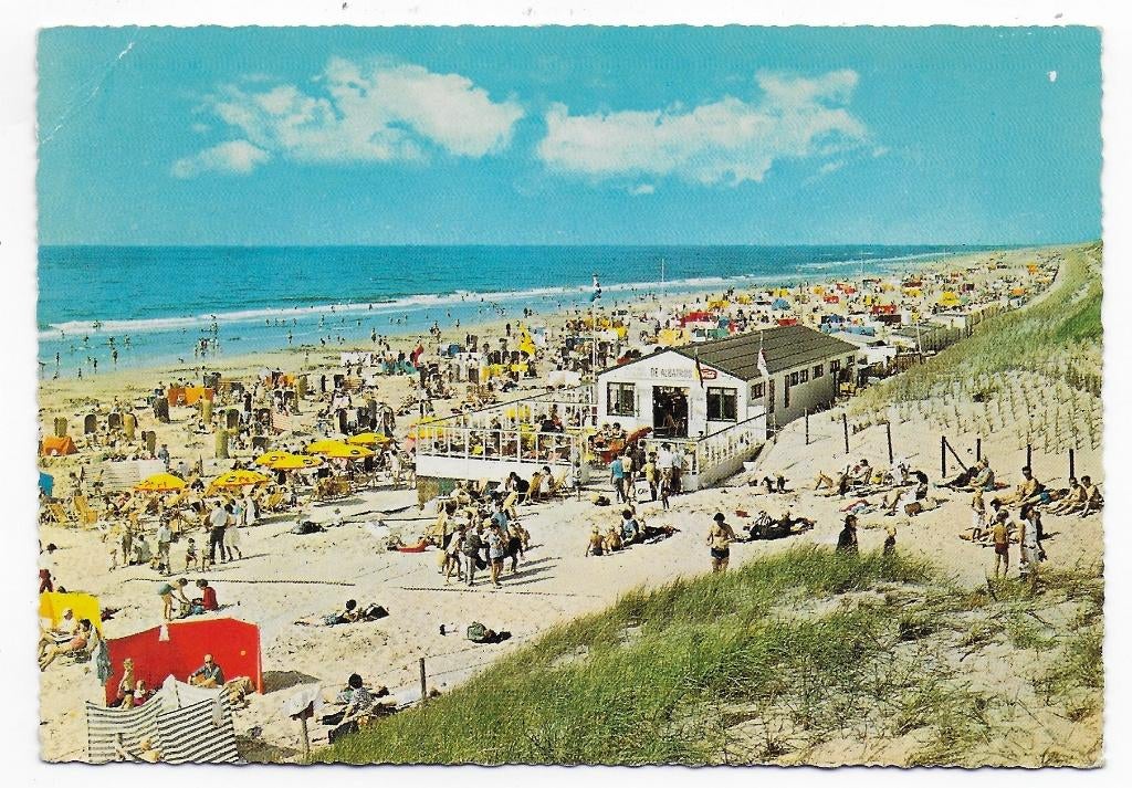 Castricum Bakkum Strand ongelopen ansichtkaart ( B2595), Ophalen of Verzenden, 1980 tot heden, Ongelopen, Zuid-Holland