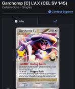 Garchomp C LV.X (CEL SV 145) pokemon, Ophalen of Verzenden, Nieuw, Losse kaart