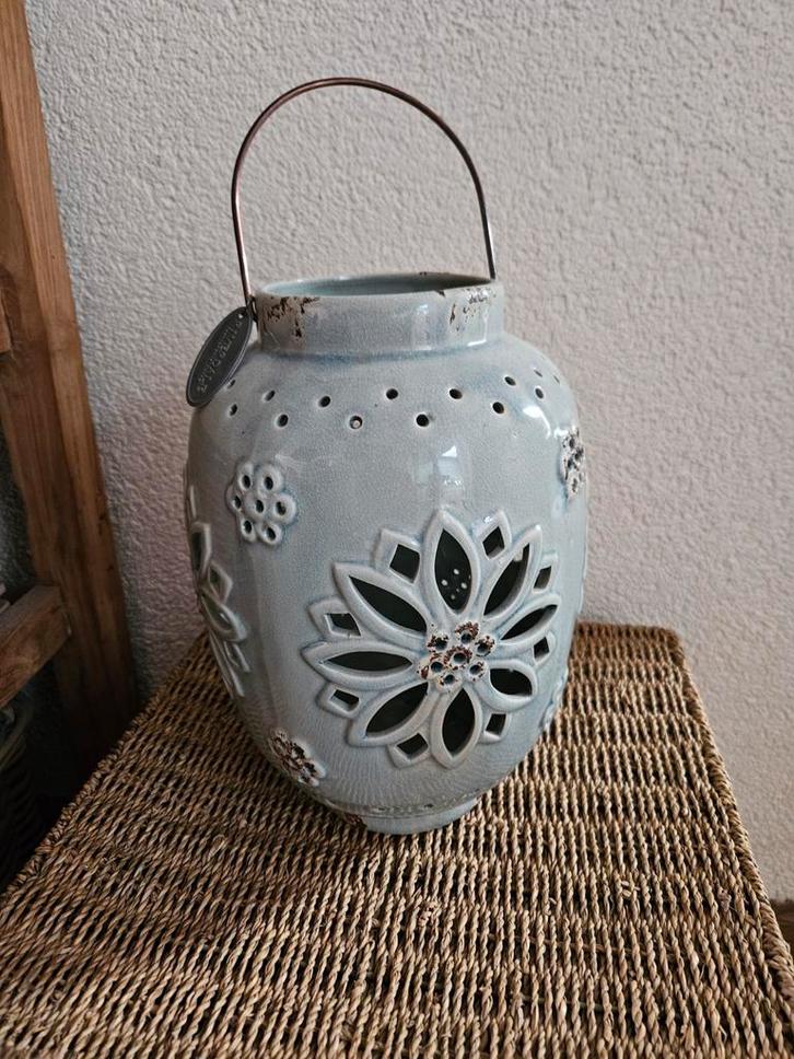 Riverdale lantaarn met bloemmotief, Huis en Inrichting, Woonaccessoires | Overige, Ophalen