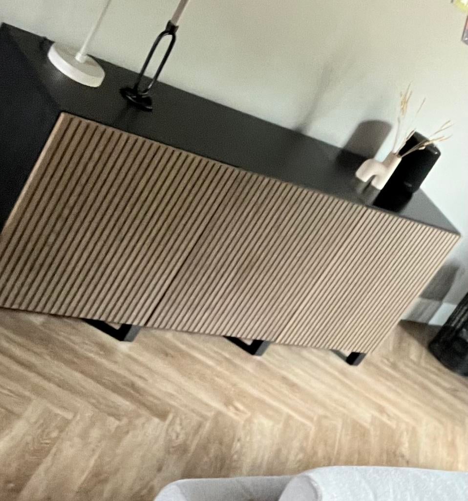 Besta, björköviken bruin beits deuren 3 stuks, Ophalen, Zo goed als nieuw, 25 tot 50 cm, 50 tot 100 cm