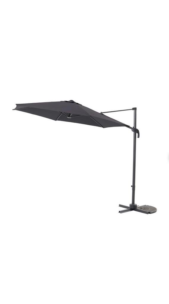 Central Park zweefparasol Vive 2,9m antraciet, Tuin en Terras, Parasols, Ophalen, Kantelbaar, 2 tot 3 meter, Zweefparasol