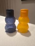 Set van 2 Tupperware EcoEasy kinderflessen - Dino & Pinguïn, Ophalen of Verzenden, Nieuw, Blauw, Beker of Kan