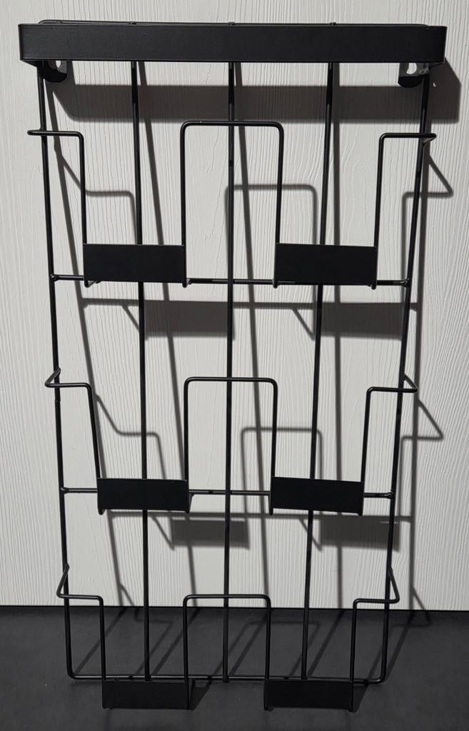 Zwart metalen kaartenrek voor 6 kaarten/foto's, Ophalen of Verzenden, Zo goed als nieuw